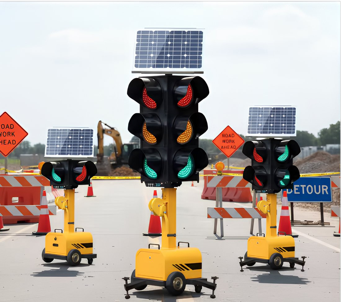 Solar-Powered Traffic Light in South Africa